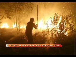 200 NGO fail notif kepada pembakaran hutan