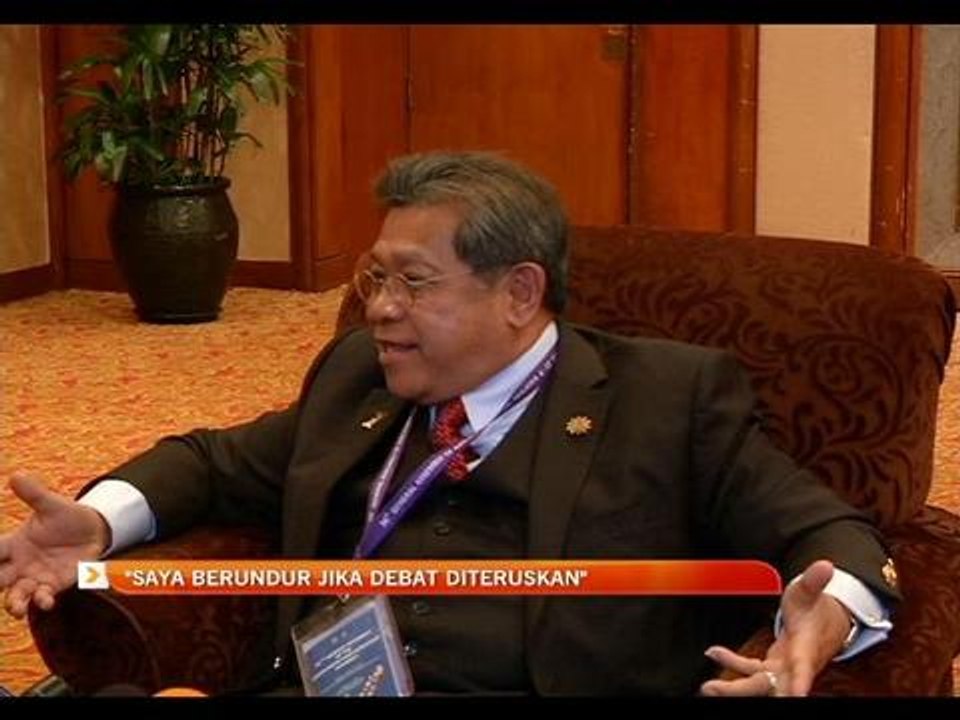 Debat 1MDB: 'Saya berundur jika debat diteruskan'