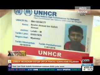 UNHCR: Wujudkan sistem untuk pantau kemasukan pelarian