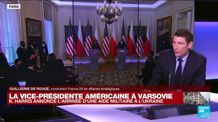 Pologne : Kamala Harris annonce l'arrivée d'une aide militaire à l'Ukraine