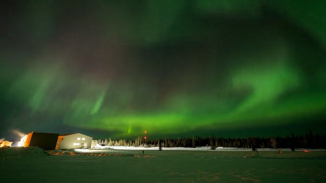 Northern lights put on a spectacular show over Alaska