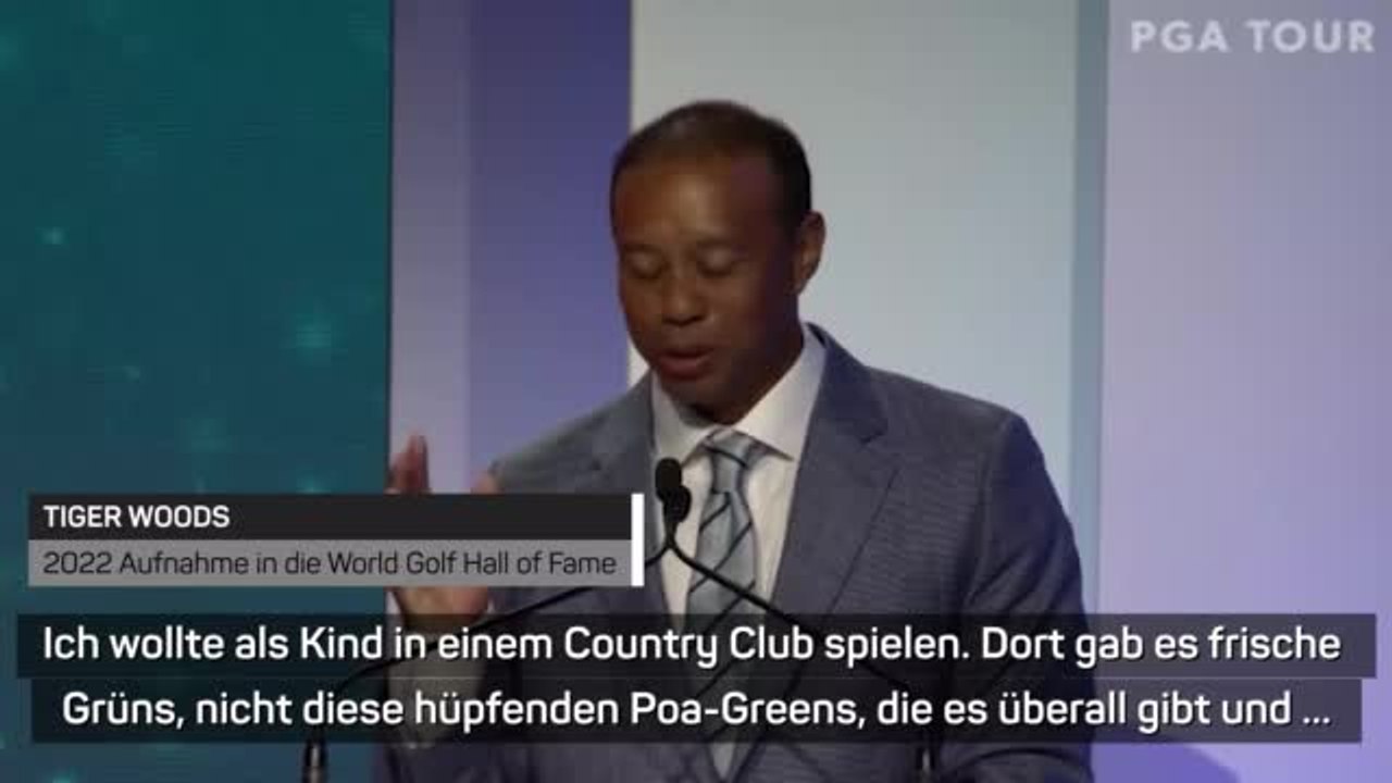 Woods: Durfte wegen Hautfarbe in kein Klubhaus