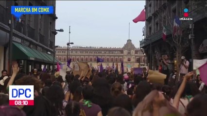 Así se vivió la marcha por el Día Internacional de la Mujer en la CDMX