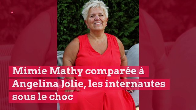 Mimie Mathy comparée à Angelina Jolie, les internautes sous le choc
