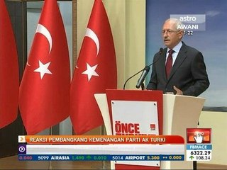 Reaksi pembangkang kemenangan Parti AK Turki