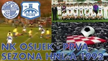 1. HNL 1992 NK Osijek (pregled sezone)