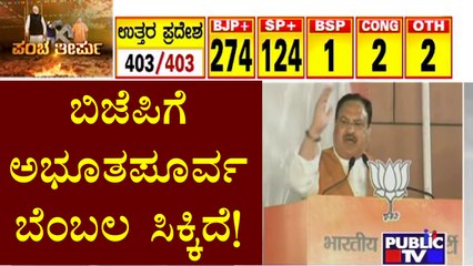 BJP President JP Nadda's Speech On Historic Win In UP