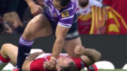 Un joueur de rugby met K.O son adversaire d'une violente agression