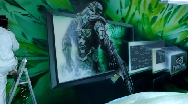 Une journée, une fresque murale