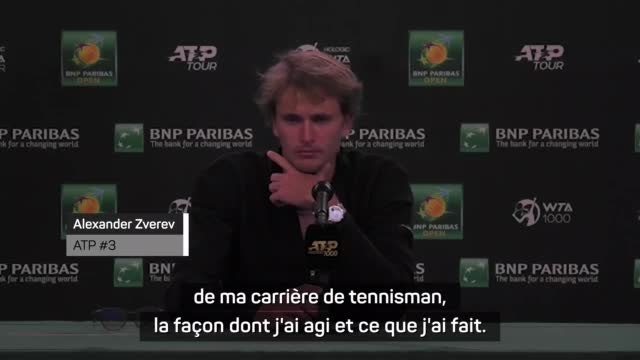 Indian Wells - Zverev : Acapulco, le pire moment de ma vie