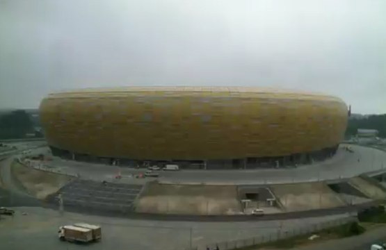 La construction du stade PGE Arena Gdansk résumée en une minute
