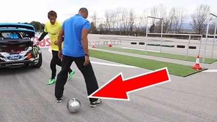 Neymar explique sa technique pour faire un petit pont