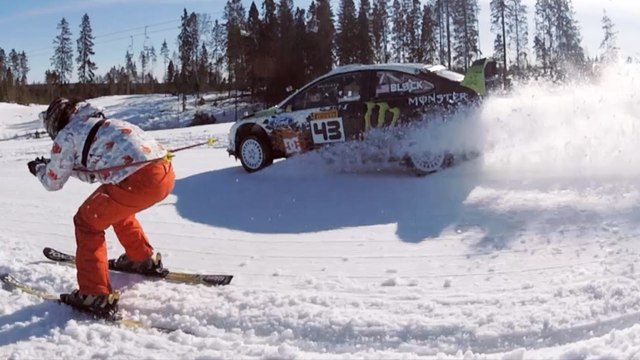 Ken Block impressionne avec des drifts sur la neige en Russie