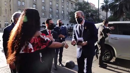 Abinader  trata con  Boric sobre el fortalecimiento de las relaciones