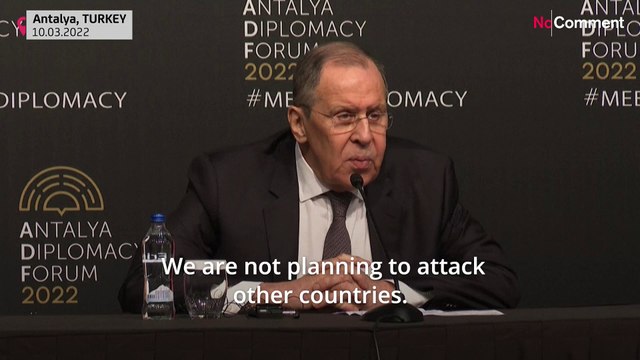 Lavrov: Russia doesn't plan to attack other countries and did not attack Ukraine