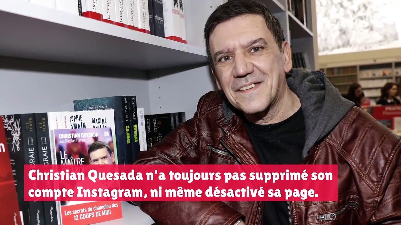 Christian Quesada libéré : son comportement très étrange sur Instagram !