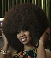 Cette femme détient le record de la coupe afro