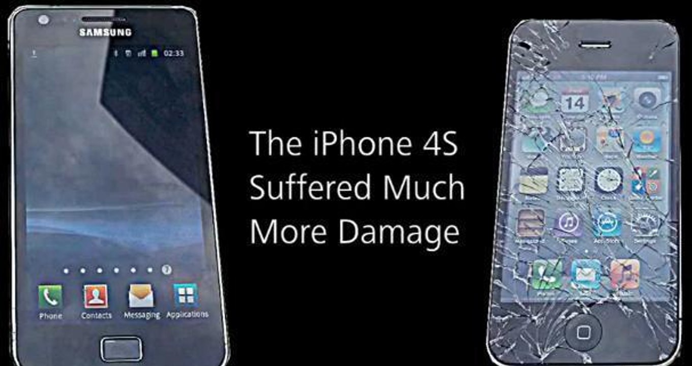 Qui du iPhone 4S ou du Samsung Galaxy S II est le plus solide?