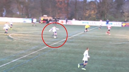 Un amateur allemand marque un splendide but du milieu de terrain