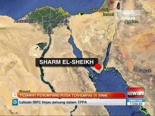 Pesawat penumpang Rusia terhempas di Sinai