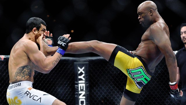 UFC 126 : Le front-kick hallucinant d'Anderson Silva qui met KO Vitor Belfort