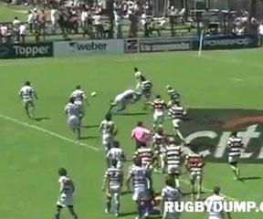 Rugby: un tampon spectaculaire en Argentine