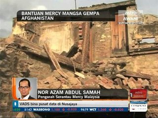 Bantuan Mercy Malaysia mangsa gempa Afghanistan