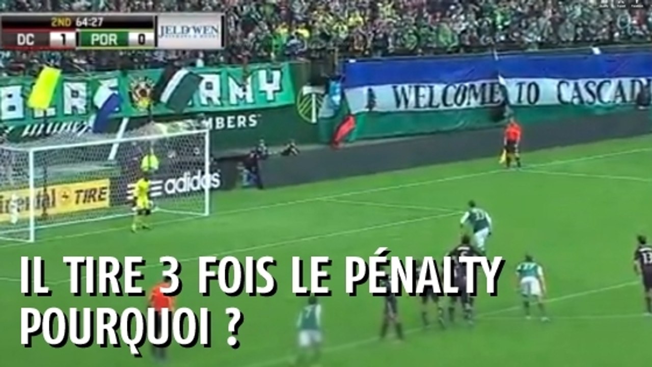 MLS : Un arbitre fait tirer 3 fois un penalty
