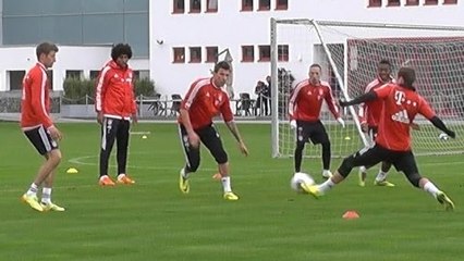 L'entraînement de passes hallucinant des joueurs du Bayern Munich