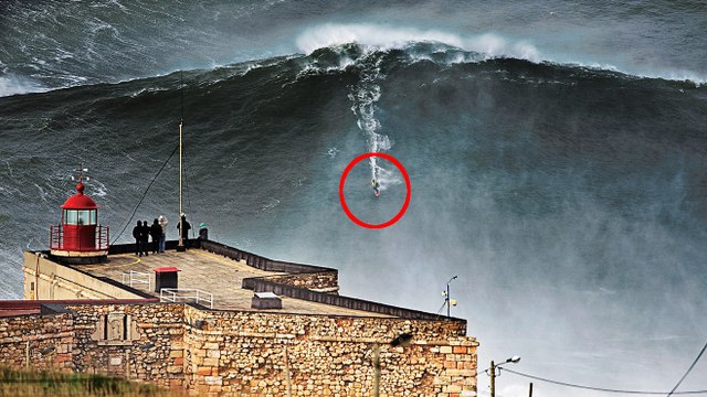 Benjamin Sanchis a surfé l'une des plus grosses vagues du monde à Nazaré