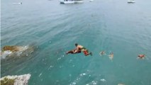 Les Bermuda Boys réalisent des plongeons incroyables
