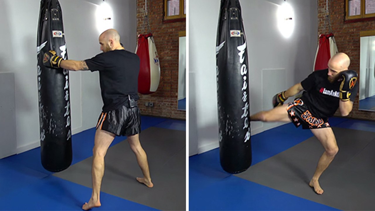 Muay Thaï : un combo crochet - low kick très simple et efficace