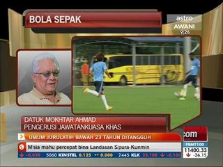 Umum jurulatih bawah 23 tahun ditangguh