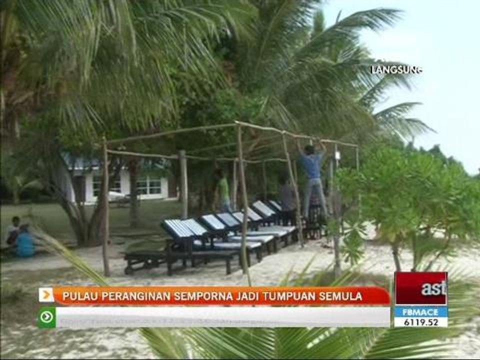 Pulau Peranginan Semporna jadi tumpuan semula