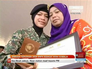 Bangga teruskan jasa bapa sebagai wira Somalia