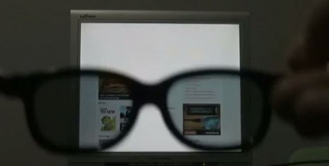Découvrez un écran LCD visible uniquement avec des lunettes 3D