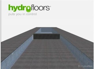 Hydrofloors, la piscine qui disparaît dans le plancher
