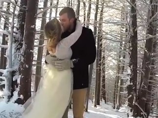 Quand un chien filme le mariage de ses maîtres !