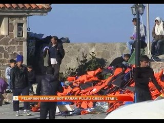 Pelarian mangsa bot karam Pulau Greek stabil