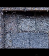 Il a construit sa maison avec des confettis de billets d'euros