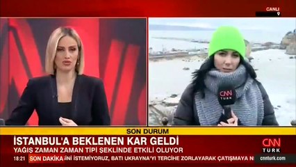 İstanbul kar yağışının etkisi altında