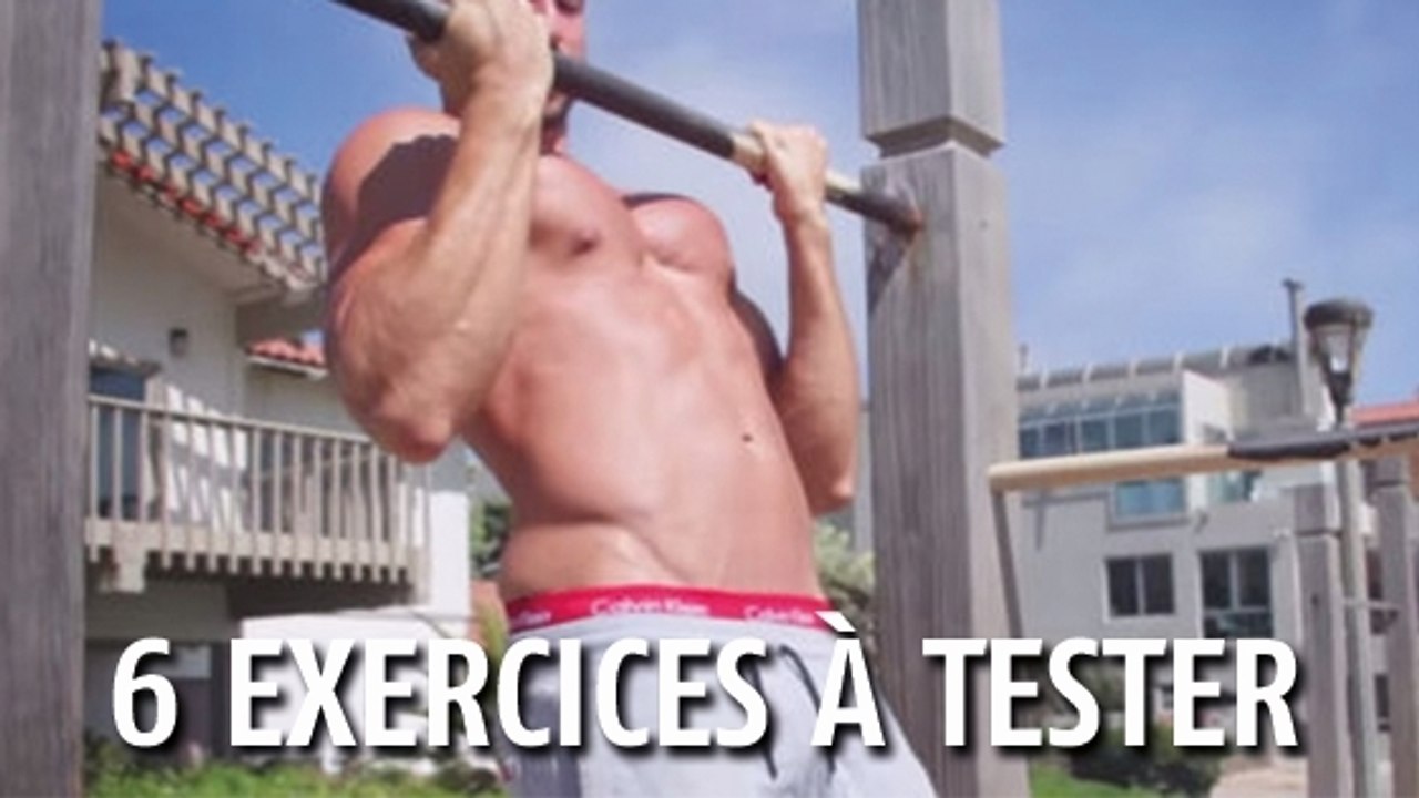 Un programme d'entraînement très complet avec six exercices
