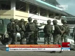 Dasar kesederhanaan, toleransi perangi keganasan