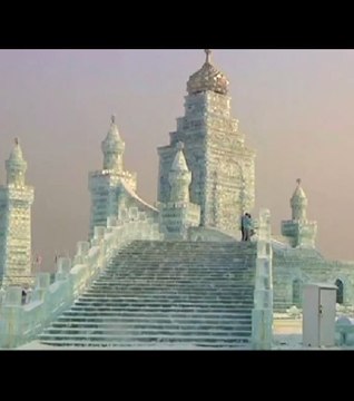 Une cité de glace en Chine