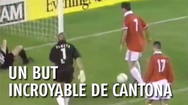Le but magnifique d'Eric Cantona qui dribble humilie toute la défense