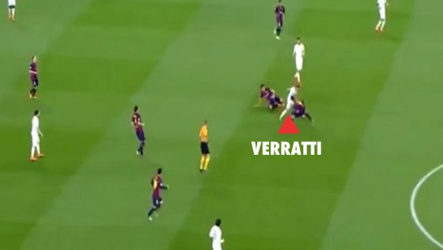 Le festival de Marco Verratti face au FC Barcelone