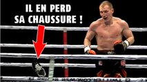 Il perd sa chaussure à la suite d'un KO