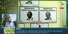 Congreso de Perú debatirá moción de Vacancia Presidencial