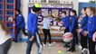 UK's tallest man visits Padiham Primary School