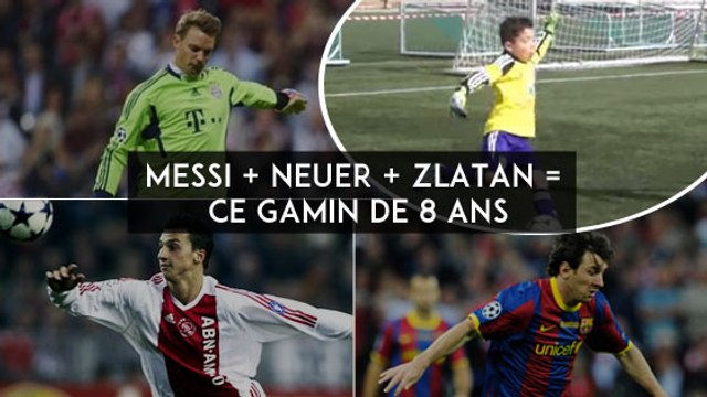 À 8 ans, Rayane Bounida est le mélange parfait entre Messi, Neuer et Zlatan